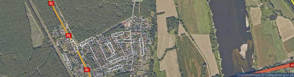 Zdjęcie satelitarne Wypoczynkowa ul.