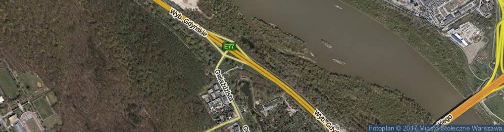 Zdjęcie satelitarne Wybrzeże Gdyńskie ul.