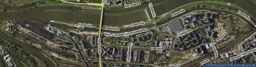 Zdjęcie satelitarne Wybrzeże Józefa Conrada-Korzeniowskiego ul.