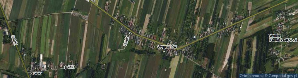 Zdjęcie satelitarne Wygnanów ul.