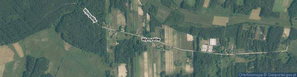 Zdjęcie satelitarne Wymysłów ul.