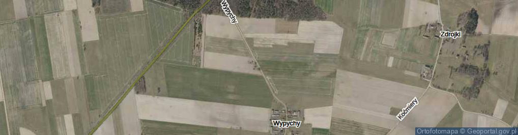 Zdjęcie satelitarne Wypychy ul.