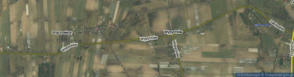 Zdjęcie satelitarne Wypychów ul.