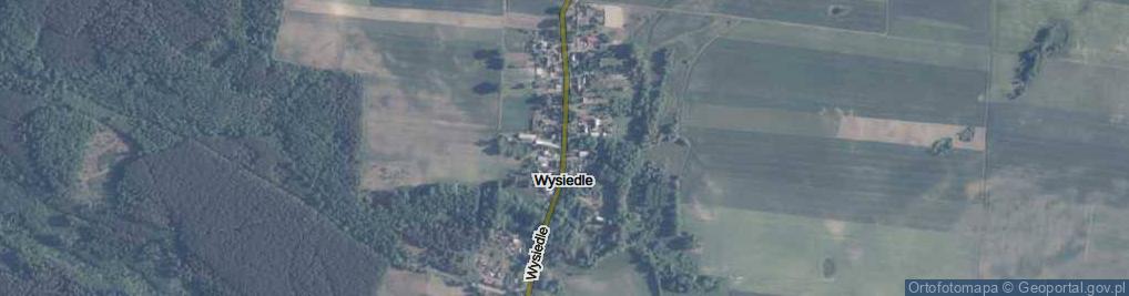 Zdjęcie satelitarne Wysiedle ul.