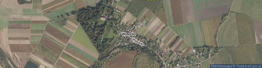 Zdjęcie satelitarne Wysocko ul.