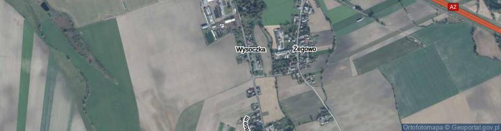 Zdjęcie satelitarne Wysoczka ul.