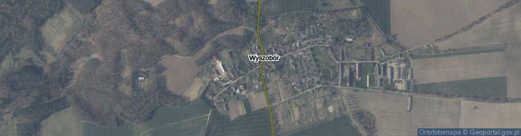 Zdjęcie satelitarne Wyszobór ul.