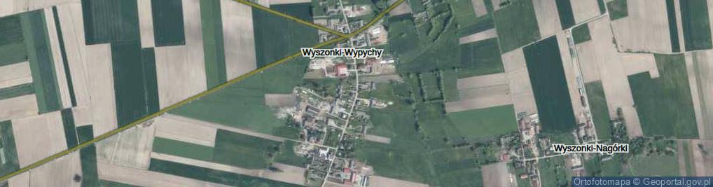 Zdjęcie satelitarne Wyszonki-Wypychy ul.