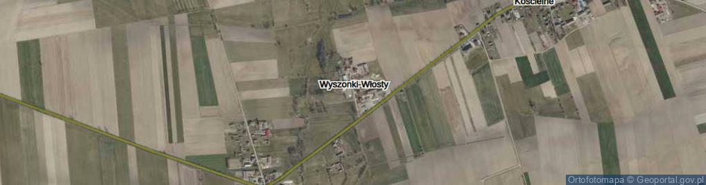 Zdjęcie satelitarne Wyszonki-Włosty ul.