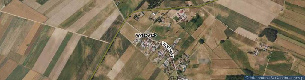 Zdjęcie satelitarne Wyszowate ul.