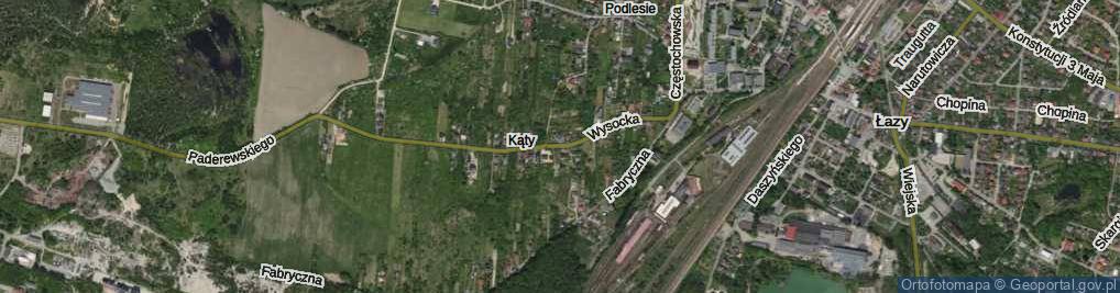 Zdjęcie satelitarne Wysocka ul.