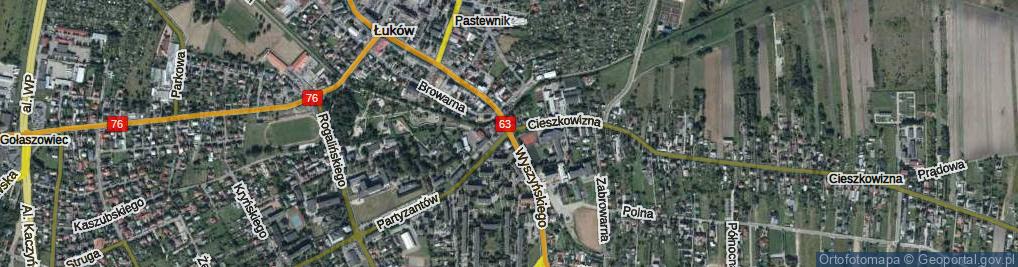 Zdjęcie satelitarne Wyszyńskiego Stefana, ks. kard. ul.