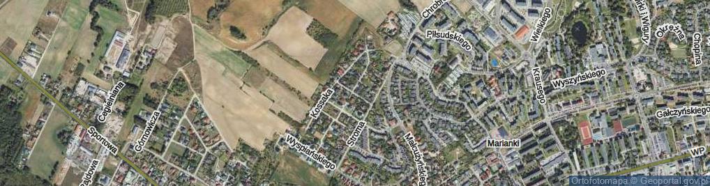 Zdjęcie satelitarne Wyczółkowskiego Leona ul.