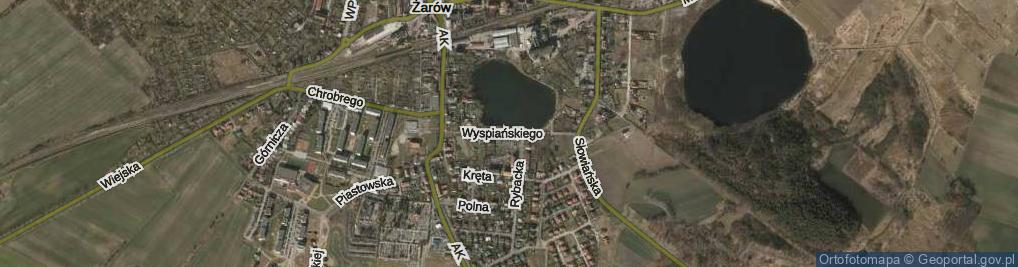 Zdjęcie satelitarne Wyspiańskiego Stanisława ul.