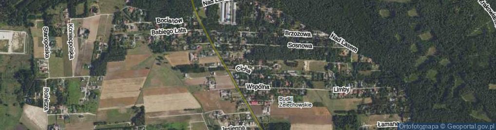 Zdjęcie satelitarne Wypoczynkowa ul.