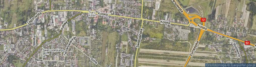 Zdjęcie satelitarne Wzgórze ul.