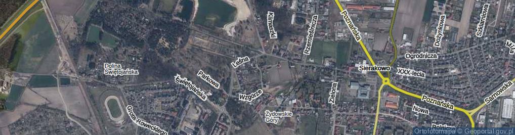 Zdjęcie satelitarne Wzgórze ul.