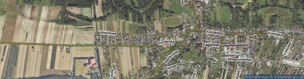 Zdjęcie satelitarne Wzgórze ul.