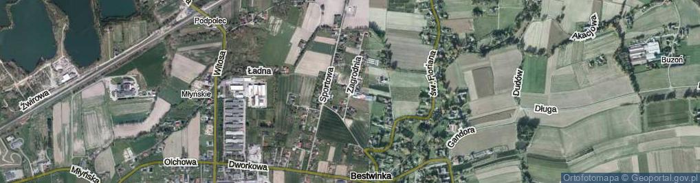 Zdjęcie satelitarne Zagrodnia ul.