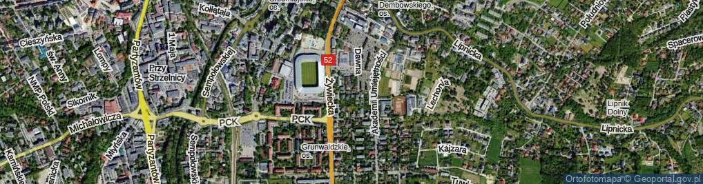 Zdjęcie satelitarne Zapolskiej Gabrieli ul.