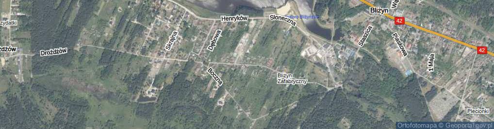 Zdjęcie satelitarne Zafabryczna ul.