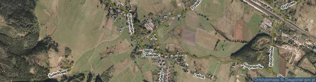 Zdjęcie satelitarne Zamkowa ul.