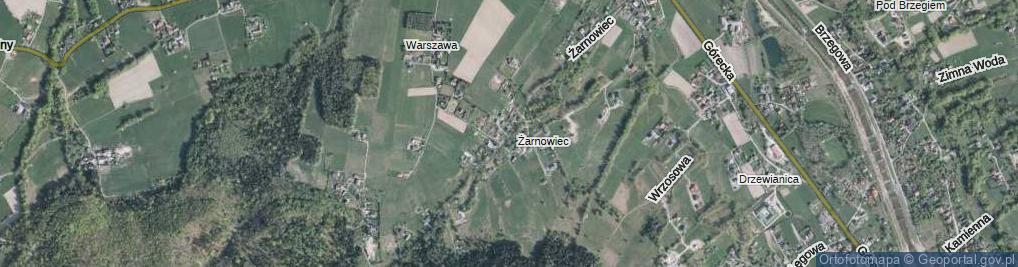 Zdjęcie satelitarne Żarnowiec ul.