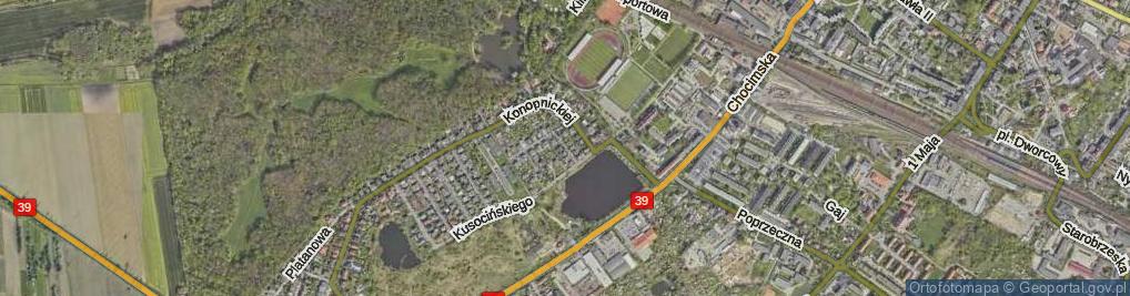 Zdjęcie satelitarne Zapolskiej Gabrieli ul.