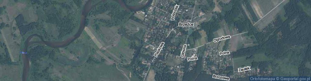 Zdjęcie satelitarne Zaciszna ul.