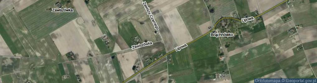 Zdjęcie satelitarne Zawiszówka ul.