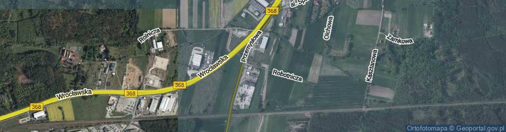 Zdjęcie satelitarne Zakładowa ul.