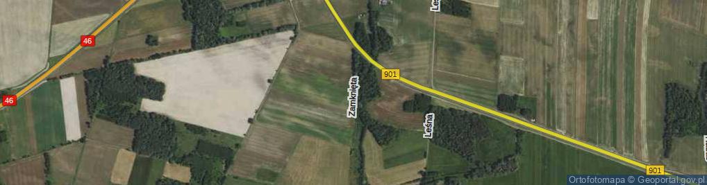 Zdjęcie satelitarne Zamknięta ul.