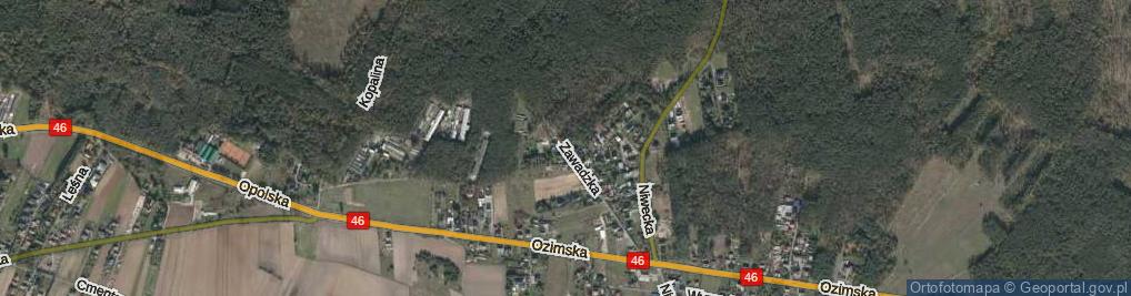 Zdjęcie satelitarne Zawadzka ul.