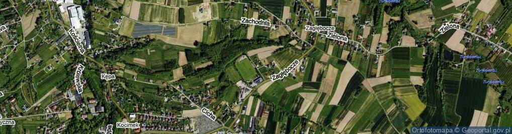 Zdjęcie satelitarne Zacisze ul.