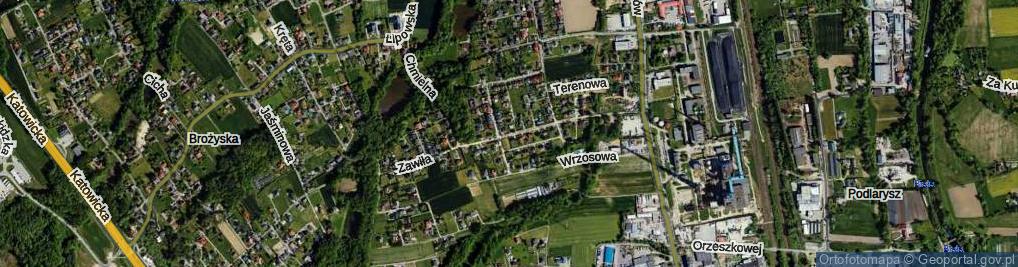 Zdjęcie satelitarne Zawiła ul.