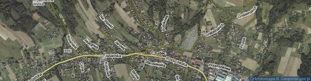Zdjęcie satelitarne Zakole ul.