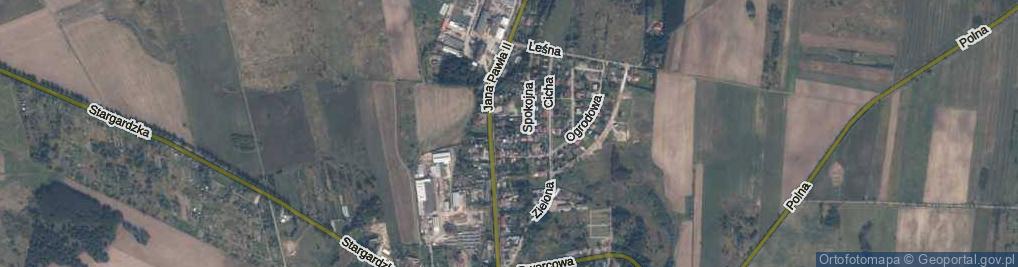 Zdjęcie satelitarne Zaułkowa ul.