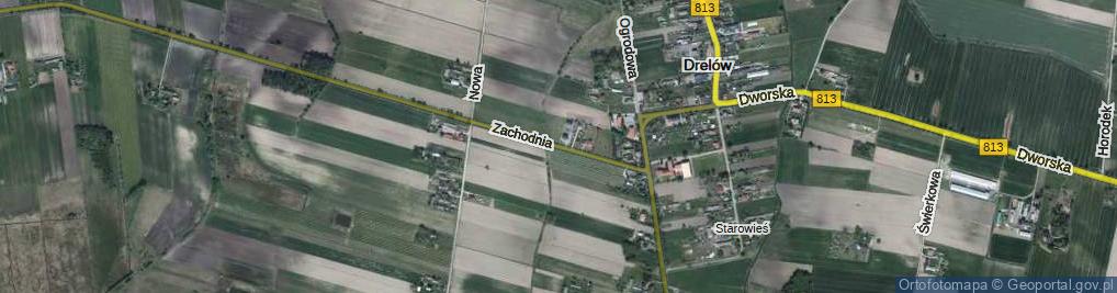 Zdjęcie satelitarne Zachodnia ul.