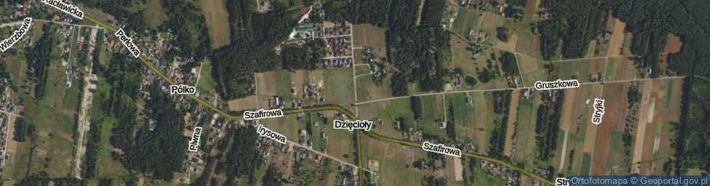 Zdjęcie satelitarne Zawilcowa ul.