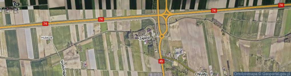 Zdjęcie satelitarne Zajazd ul.
