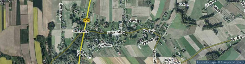 Zdjęcie satelitarne Zawadzkiego ul.