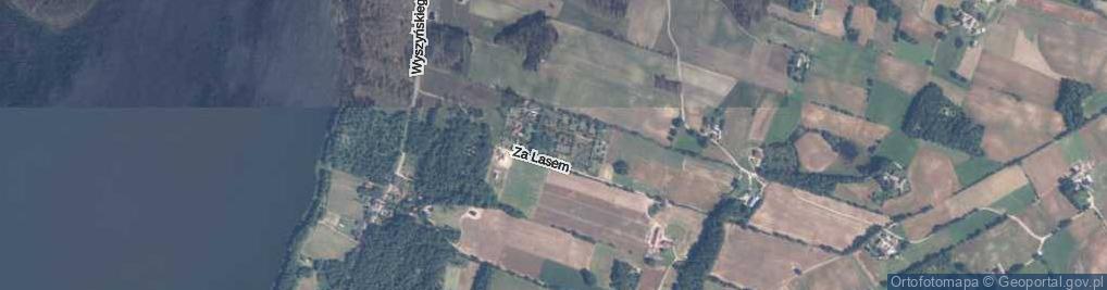 Zdjęcie satelitarne Za Lasem ul.