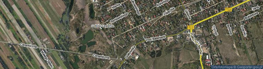 Zdjęcie satelitarne Zajączka Józefa, gen. ul.