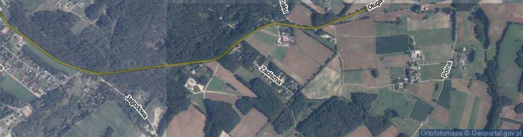 Zdjęcie satelitarne Zaciszna ul.