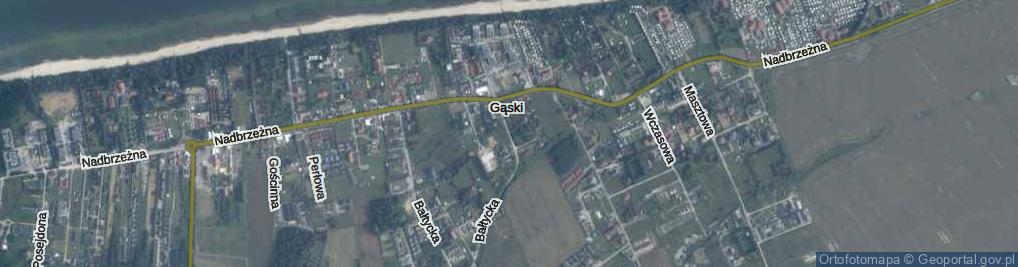 Zdjęcie satelitarne Żaglowa ul.