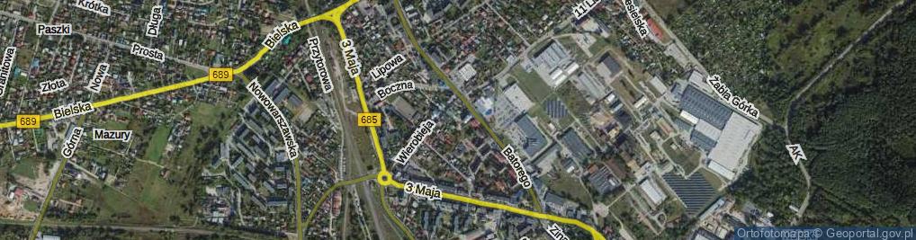 Zdjęcie satelitarne Zaułek Targowy ul.