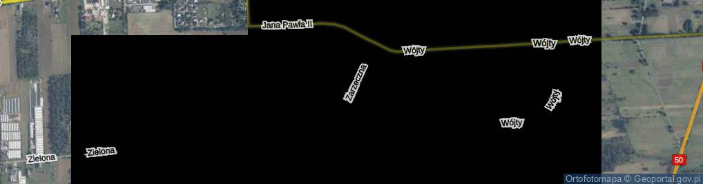Zdjęcie satelitarne Zarzeczna ul.