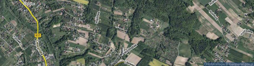 Zdjęcie satelitarne Zachodnia ul.