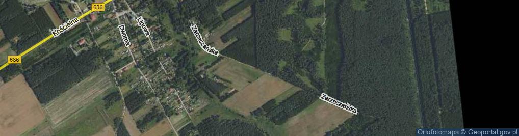 Zdjęcie satelitarne Zarzeczańska ul.