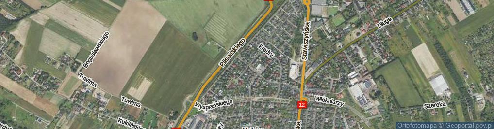 Zdjęcie satelitarne Zagłoby Jana Onufrego ul.